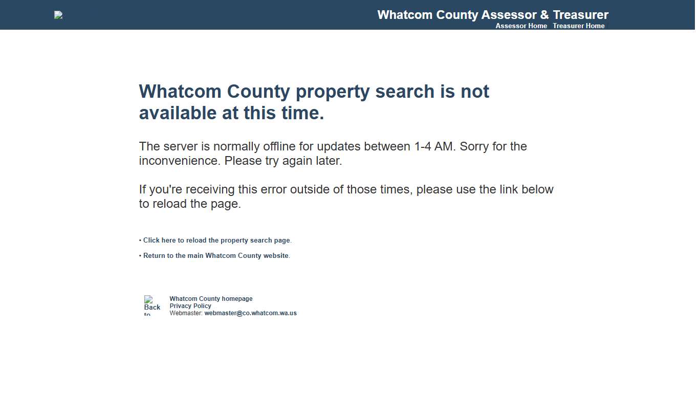 Whatcom County Property Search