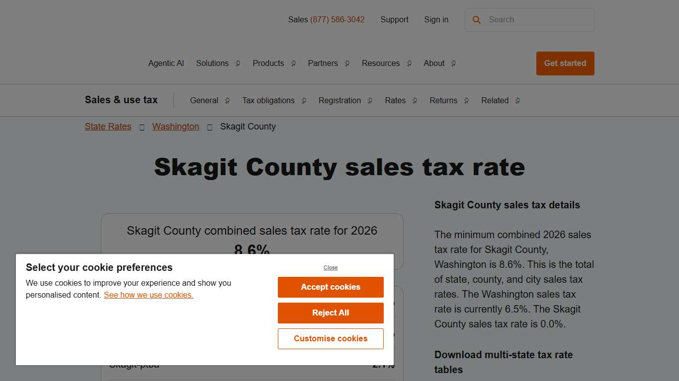 2026 Skagit County Sales Tax Rate - Avalara