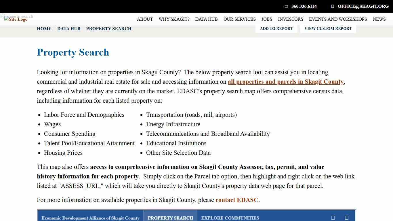 EDASC Property Search