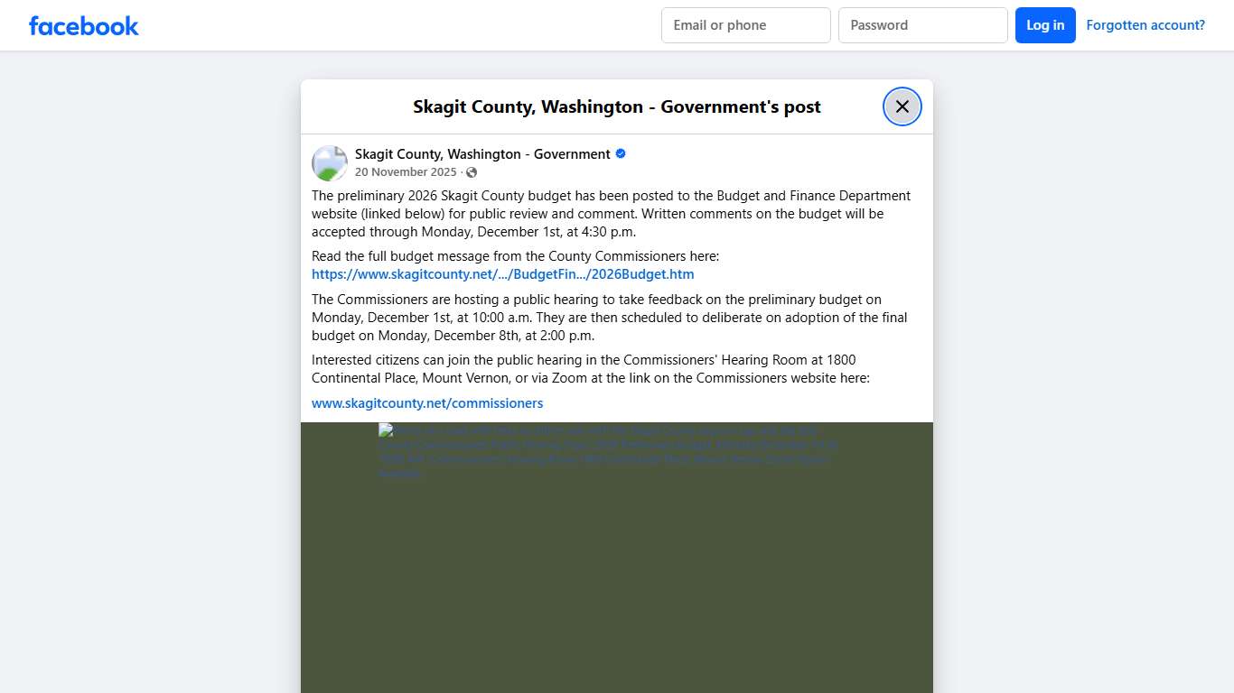 The preliminary... - Skagit County, Washington - Government Facebook